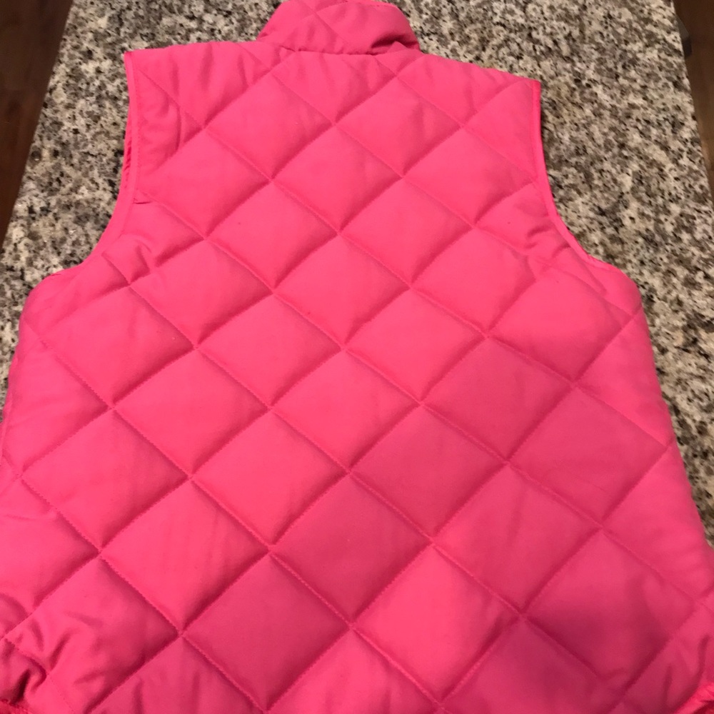 Bright Pink Quilted Vest - Picture 2 of 2